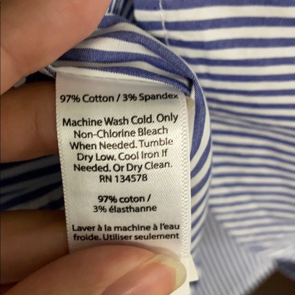 Vineyard Vines Stripe Ruffle Popover - Picture 6 of 8